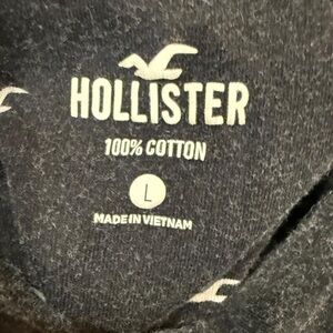 Hollister Dark Gray Cotton Tee